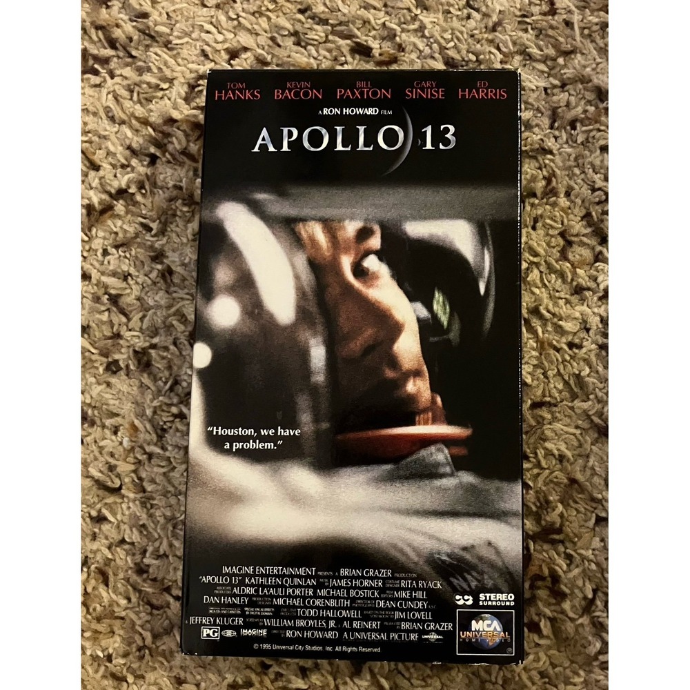 Apollo 13 VHS‎ tape 1995 MCA Universal film *EUC*